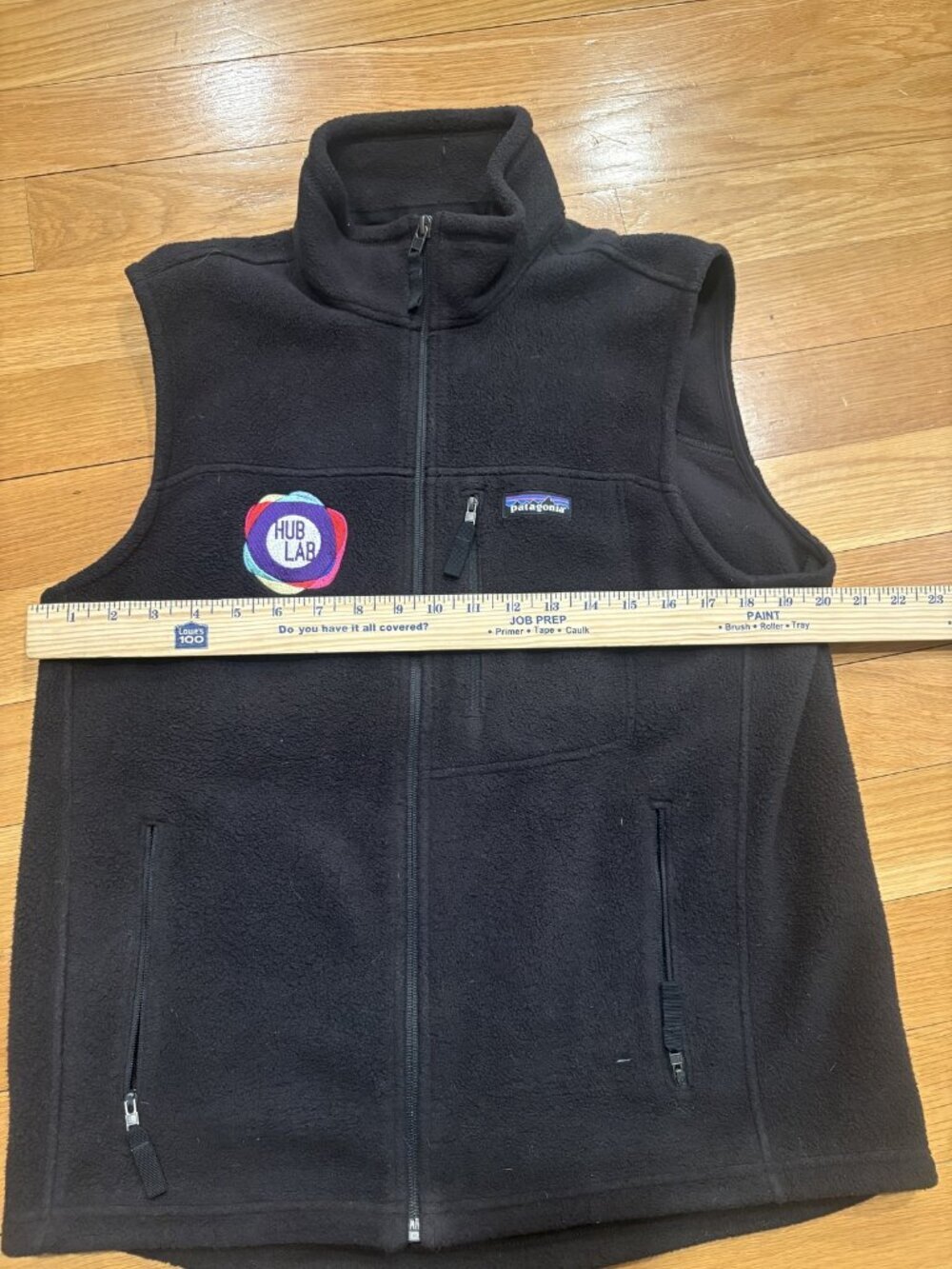Patagonia Size Medium (M) Patagonia Women's Gray Fleece Full Zip Vest with Hub L - Picture 4 of 6